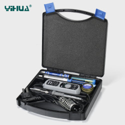 Компактная паяльная станция с набором инструментов для пайки S-line YIHUA 908+new tool kit